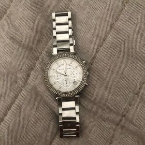 Michael kors rhinestone watch